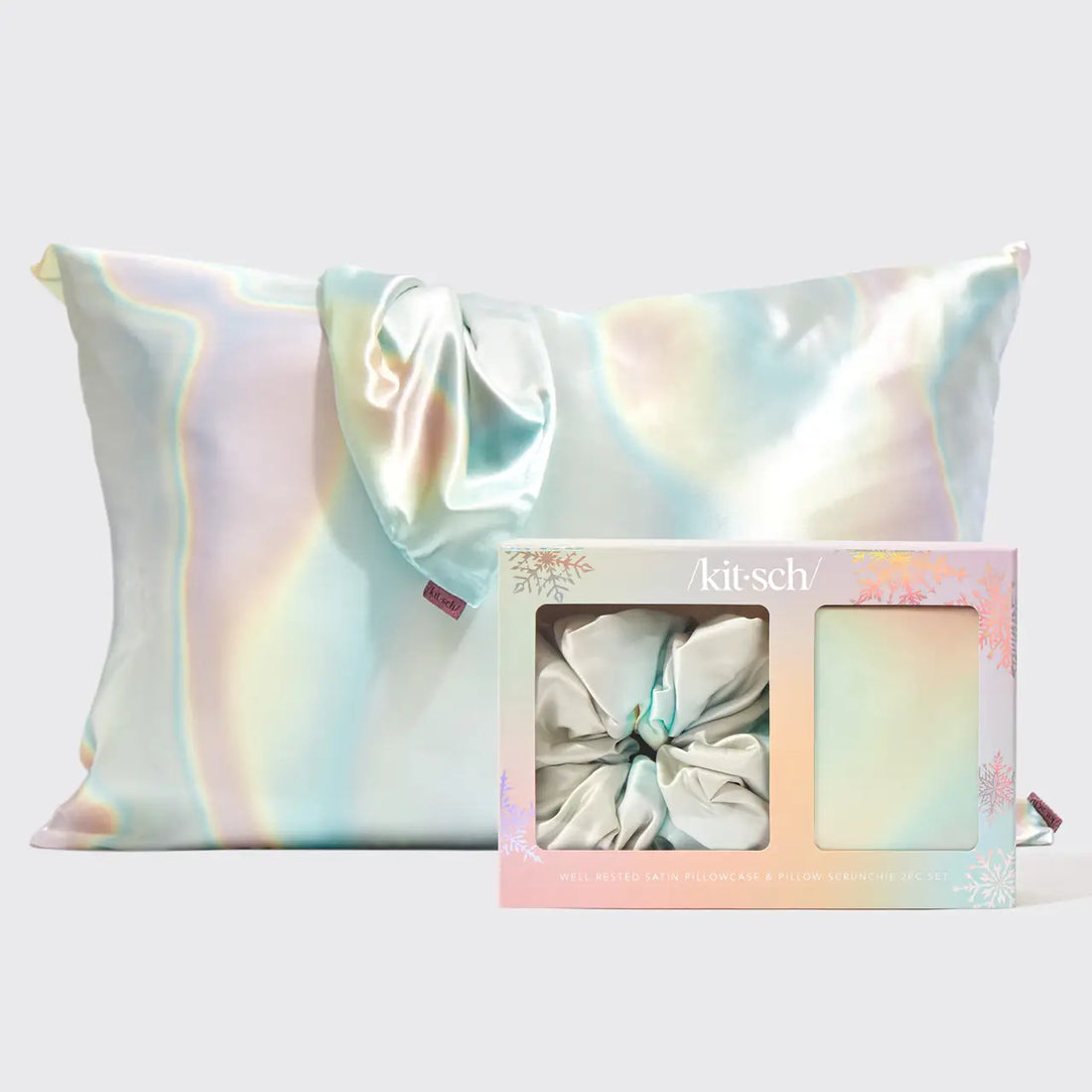 Satin Pillowcase and Scrunchie- Aura