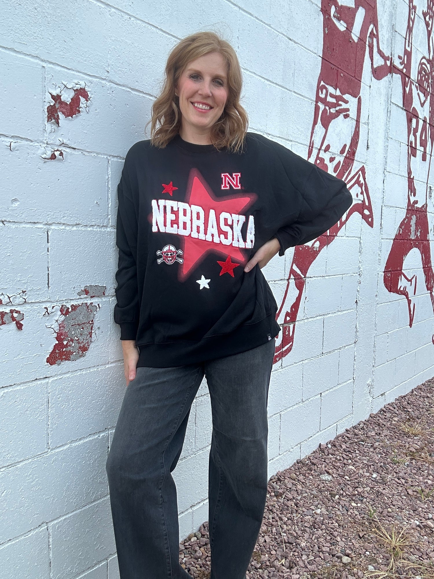 Nebraska-Aura Crewneck