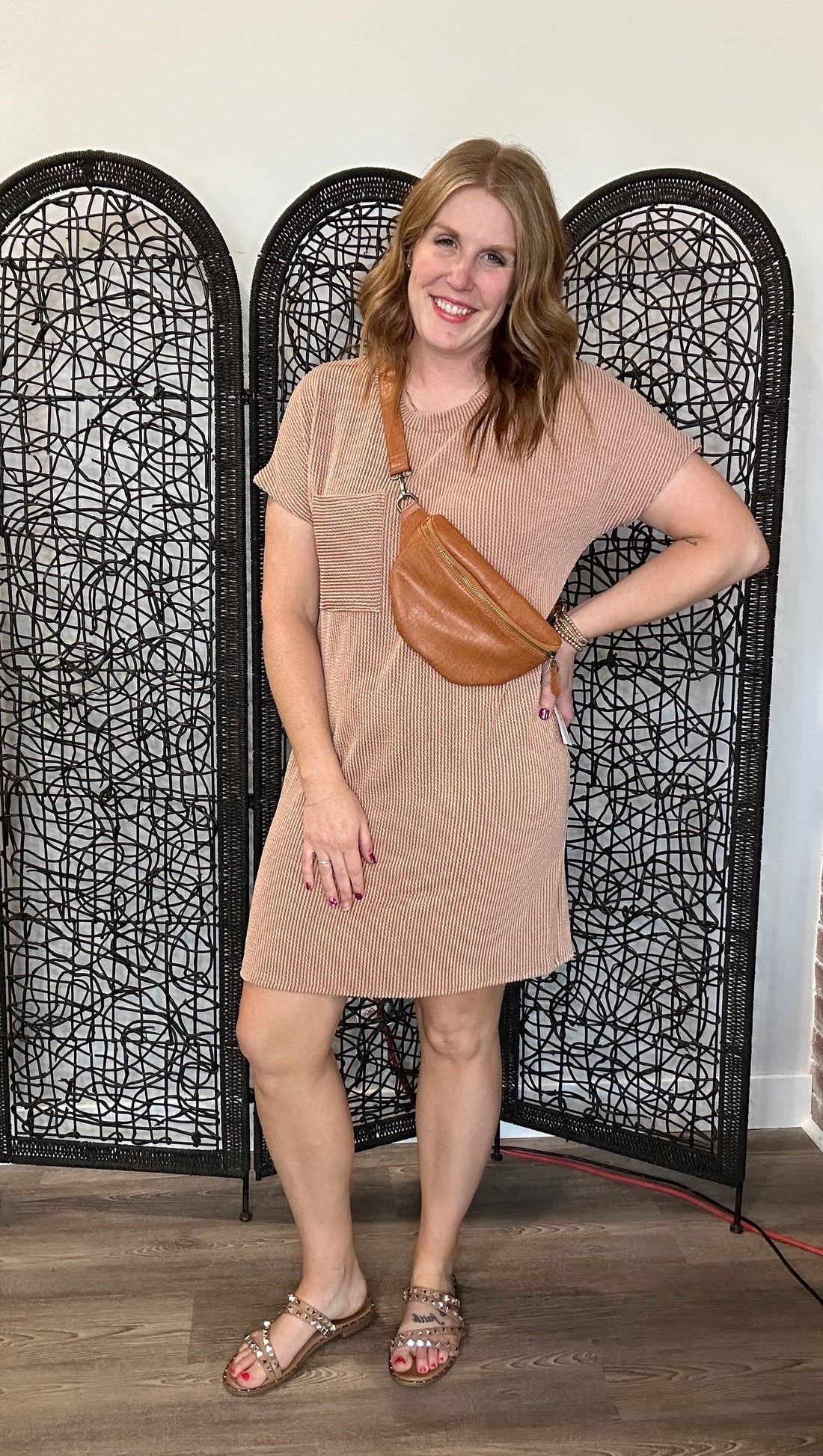 Emilia Dress, Peanut Butter