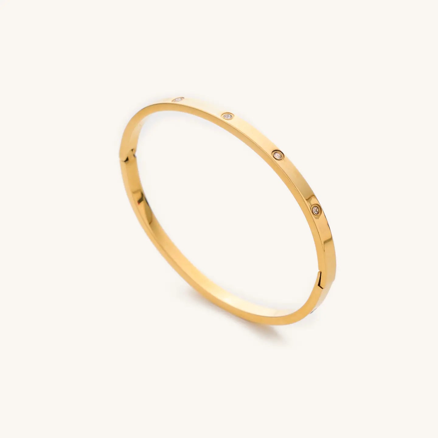 Mini Corrine Gold Bangle Bracelet