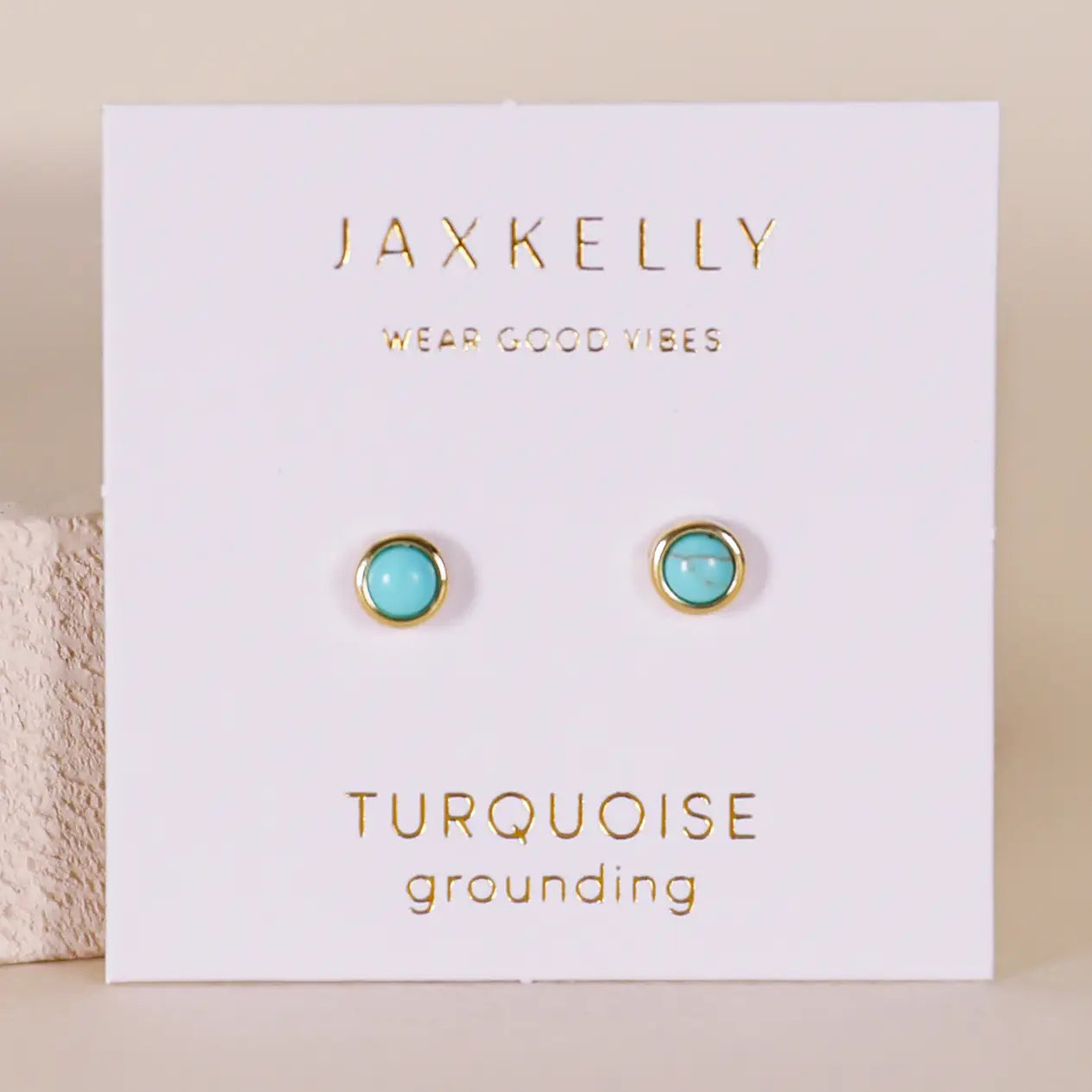 Turquoise Gold Earrings