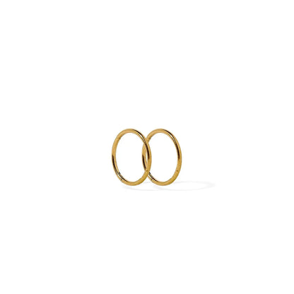 Linny Co- huggie earrings Ava Gold 8 mm