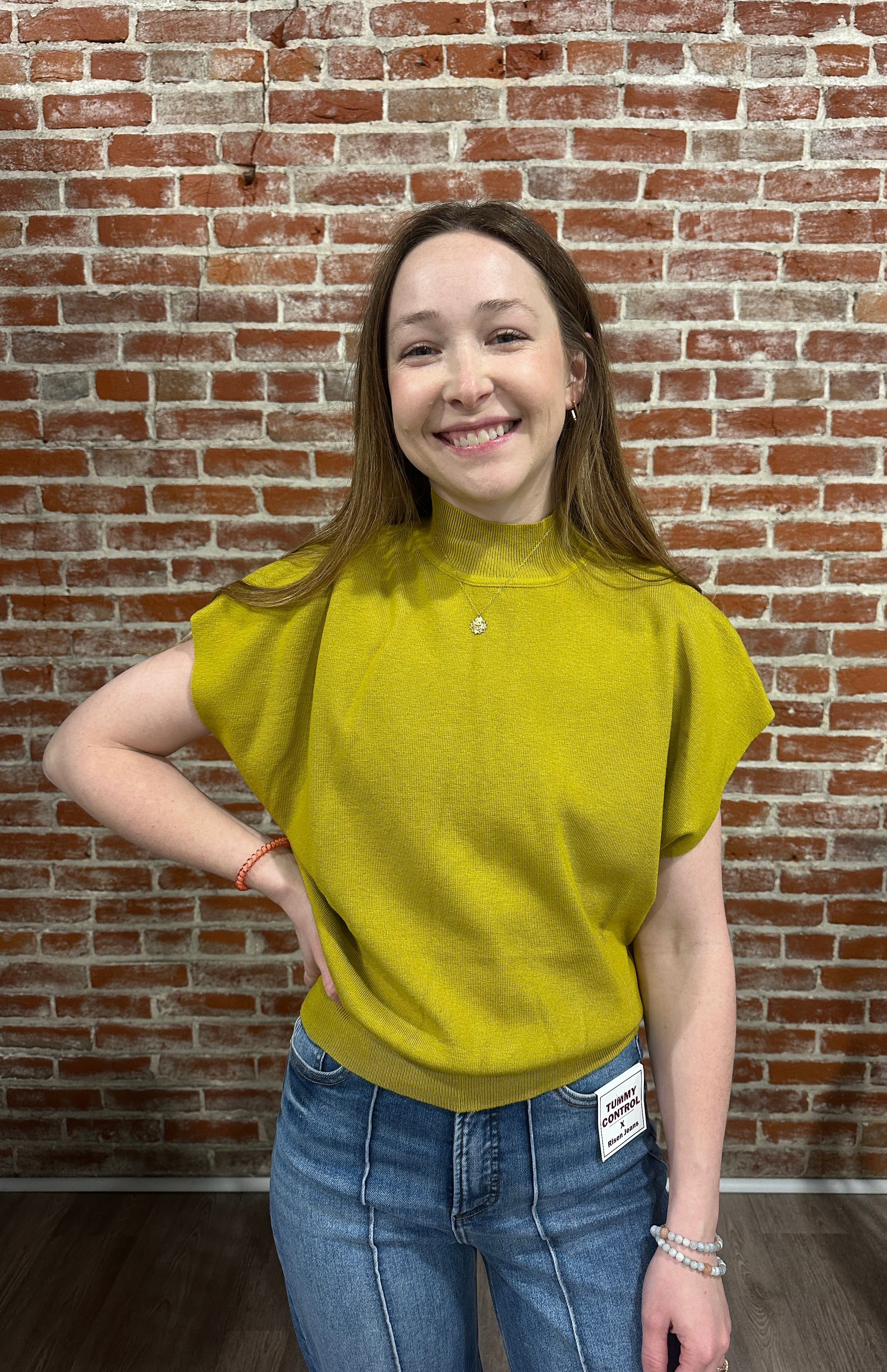 Melly Mock Neck Top