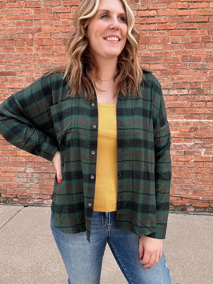 Paige Plaid Button Down