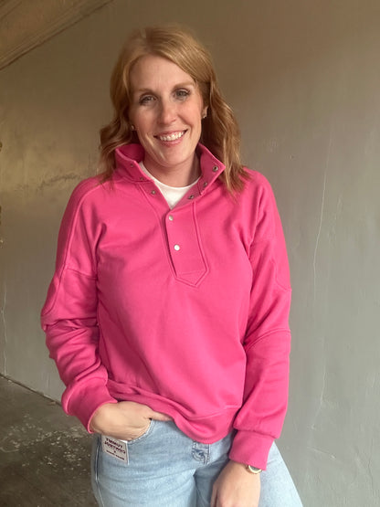 Fuschia Knit Top