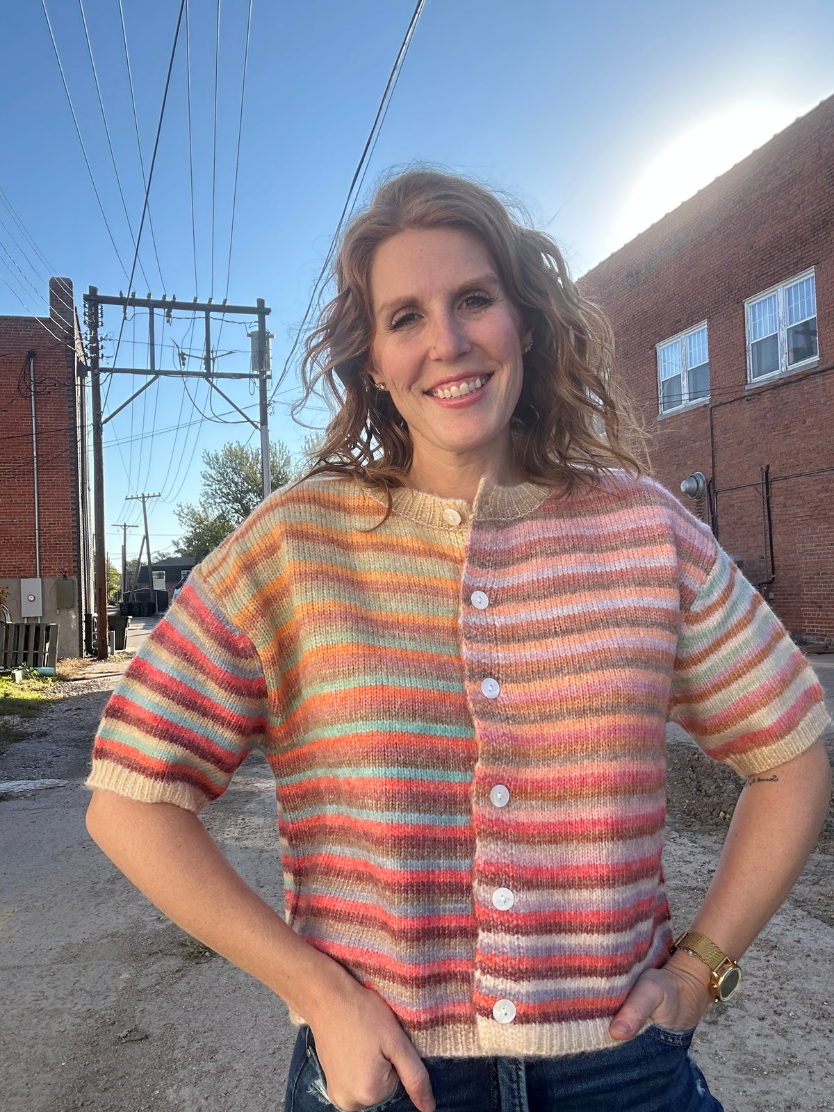 The Great Mocha Rainbow Sweater