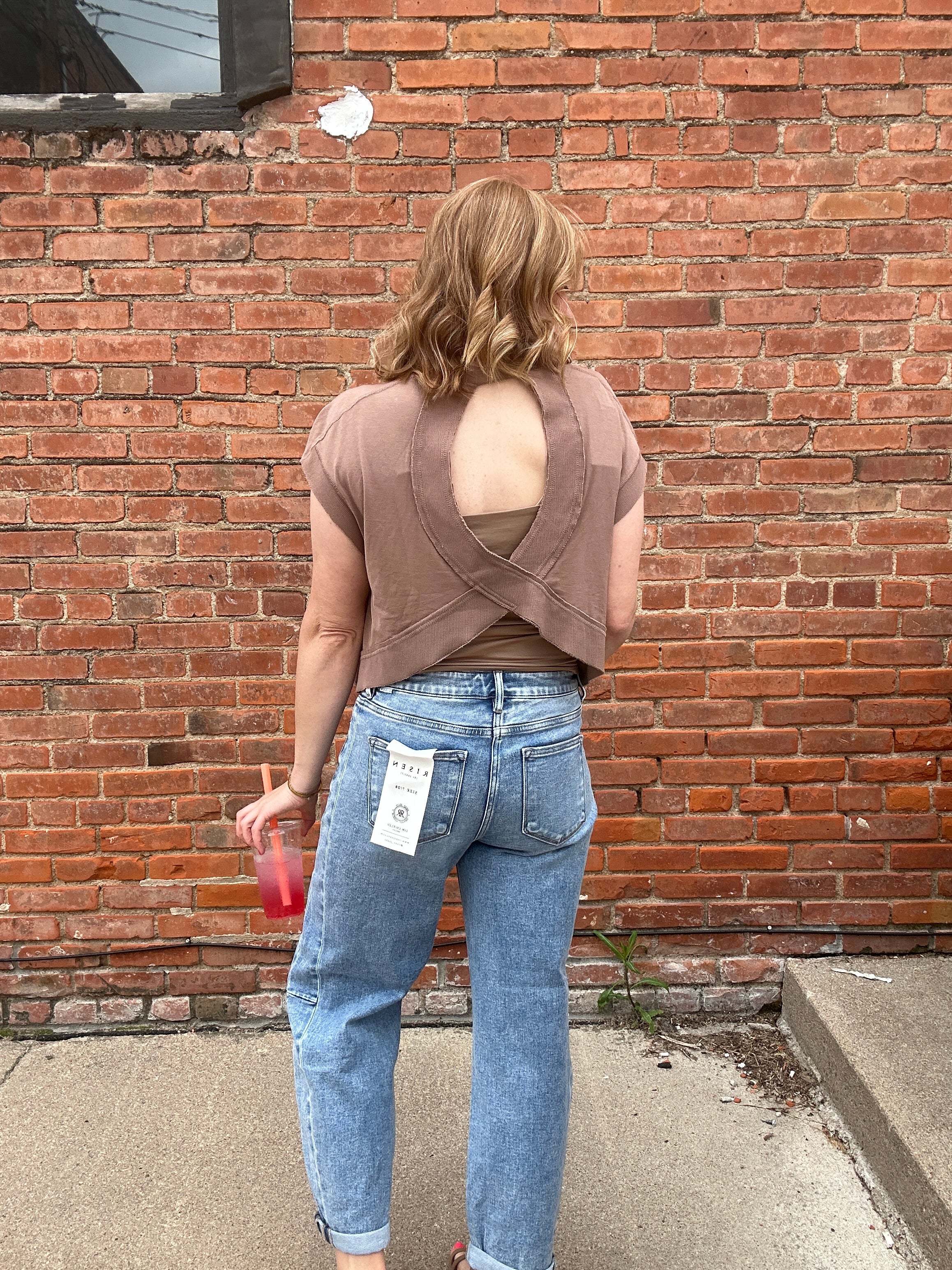 Remi Open Back Tee