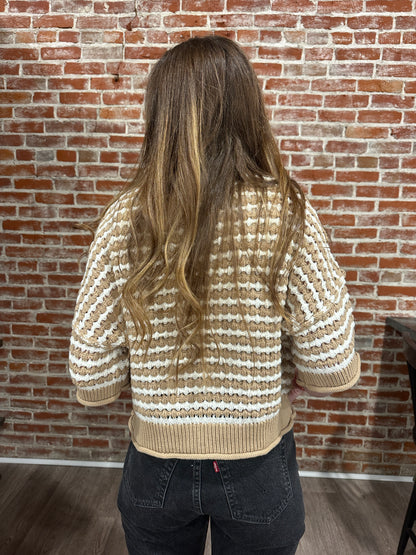 Mary Crochet Knit Cardigan