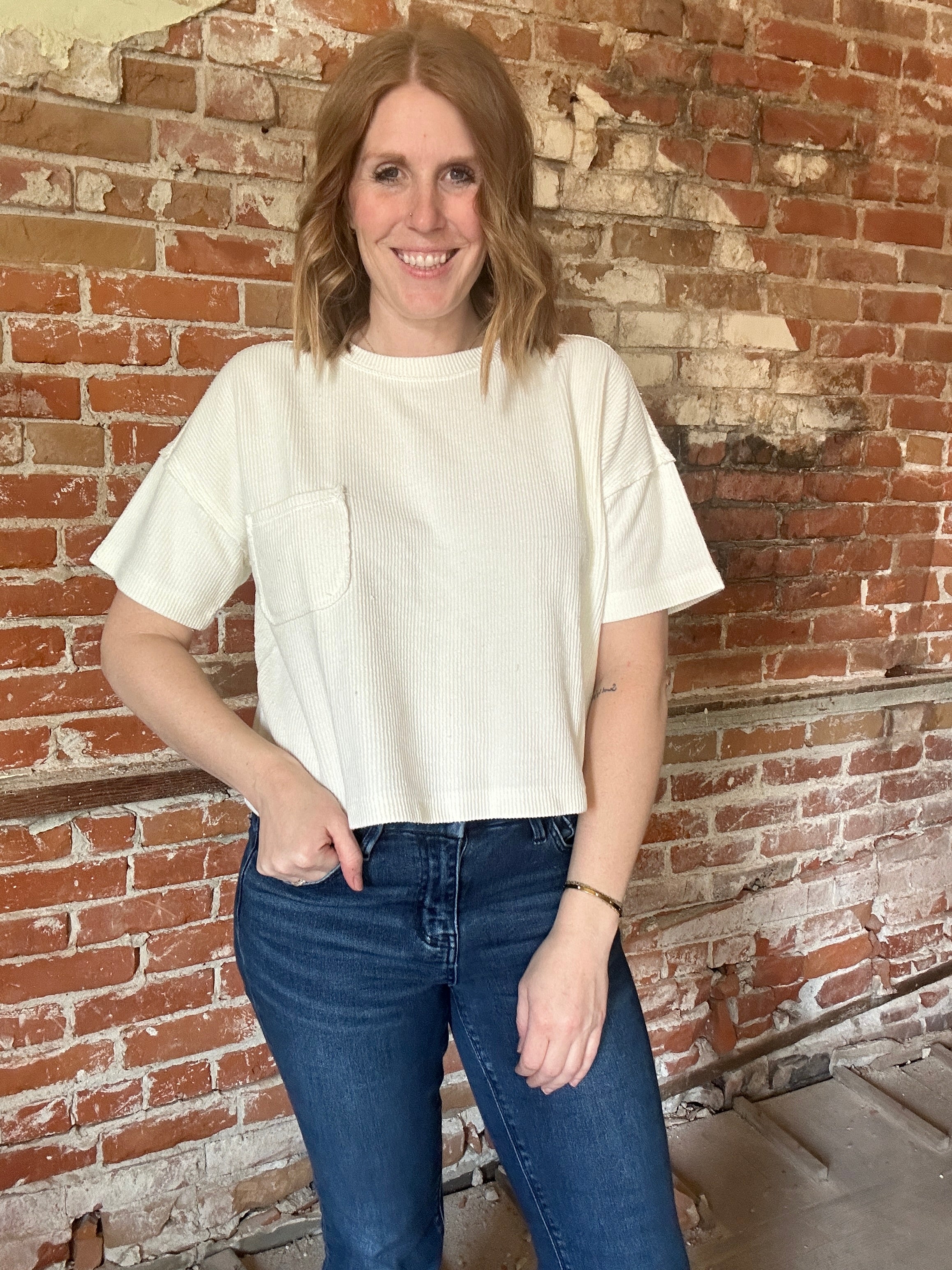 Renee Pocket Short Sleeve