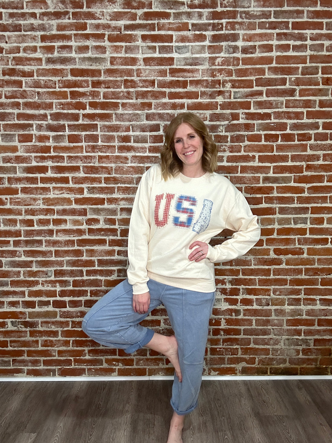 USA Patchwork Sweatshirt
