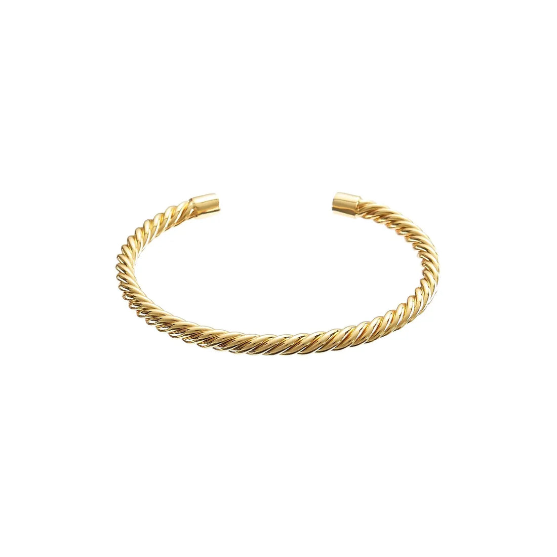 Gold Twisted Bangle