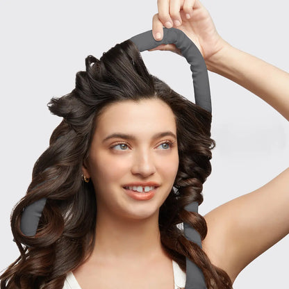 Satin Heatless Curling Set-Charcoal