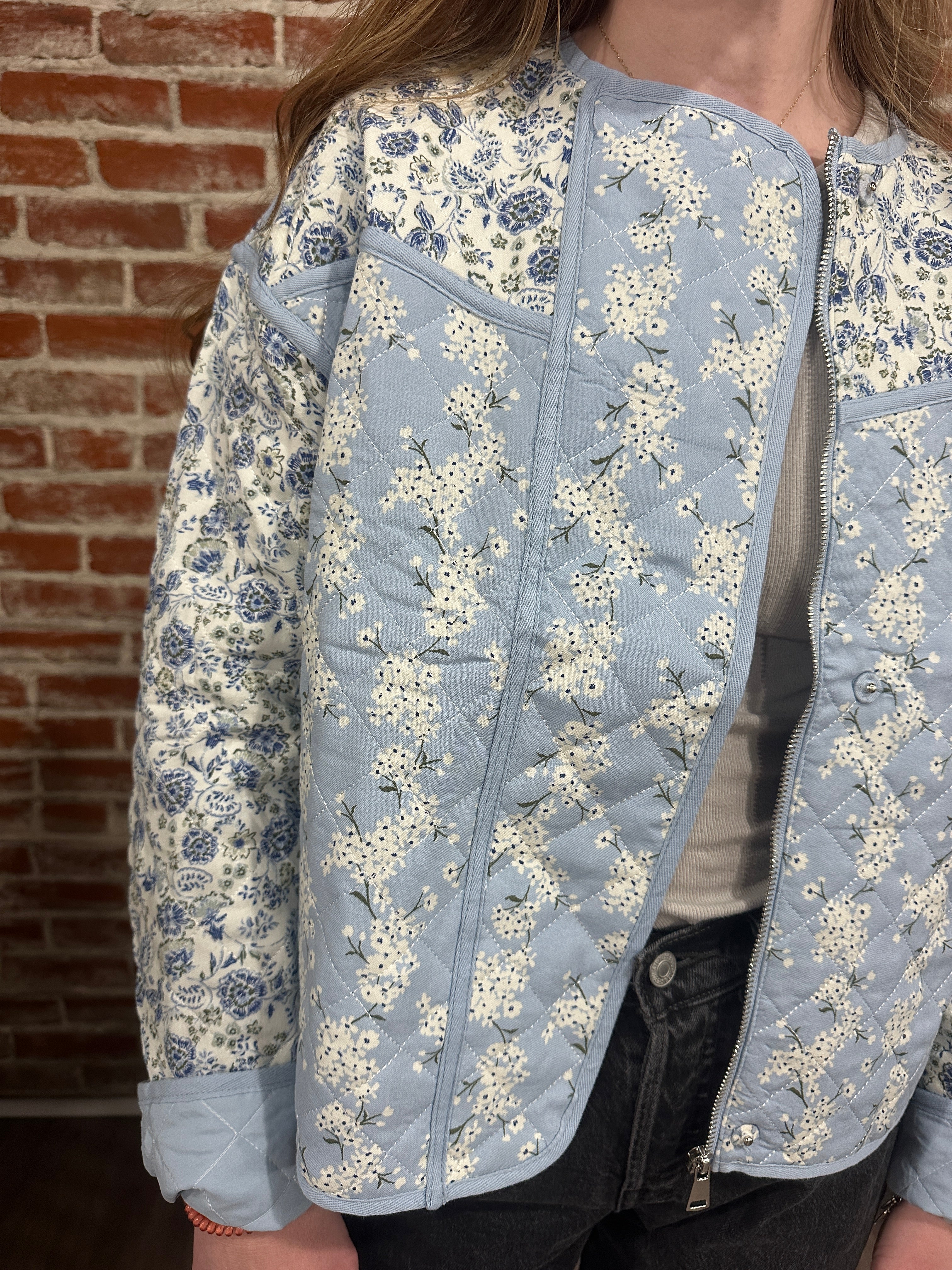 Floral Quilted Jacket