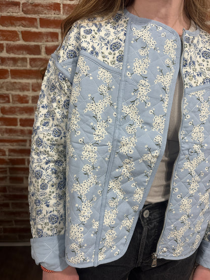 Floral Quilted Jacket