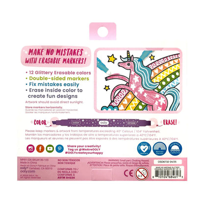 Make No Mistake! Glittery Erasable Markers
