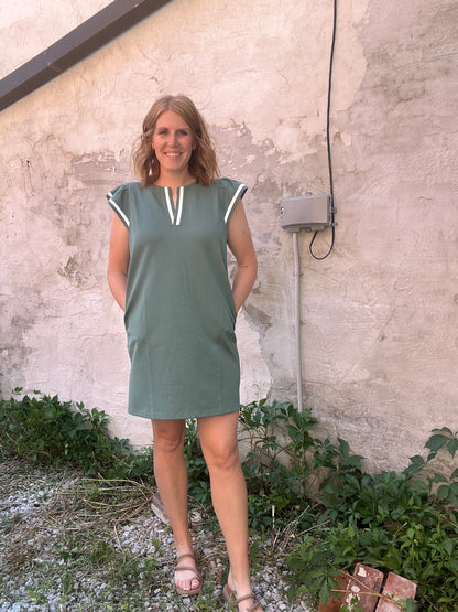 Light Olive Dress