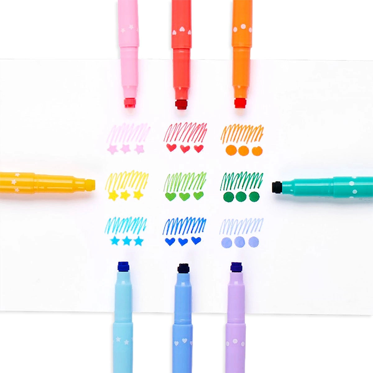 Confetti Stamp: Double-Ended Markers