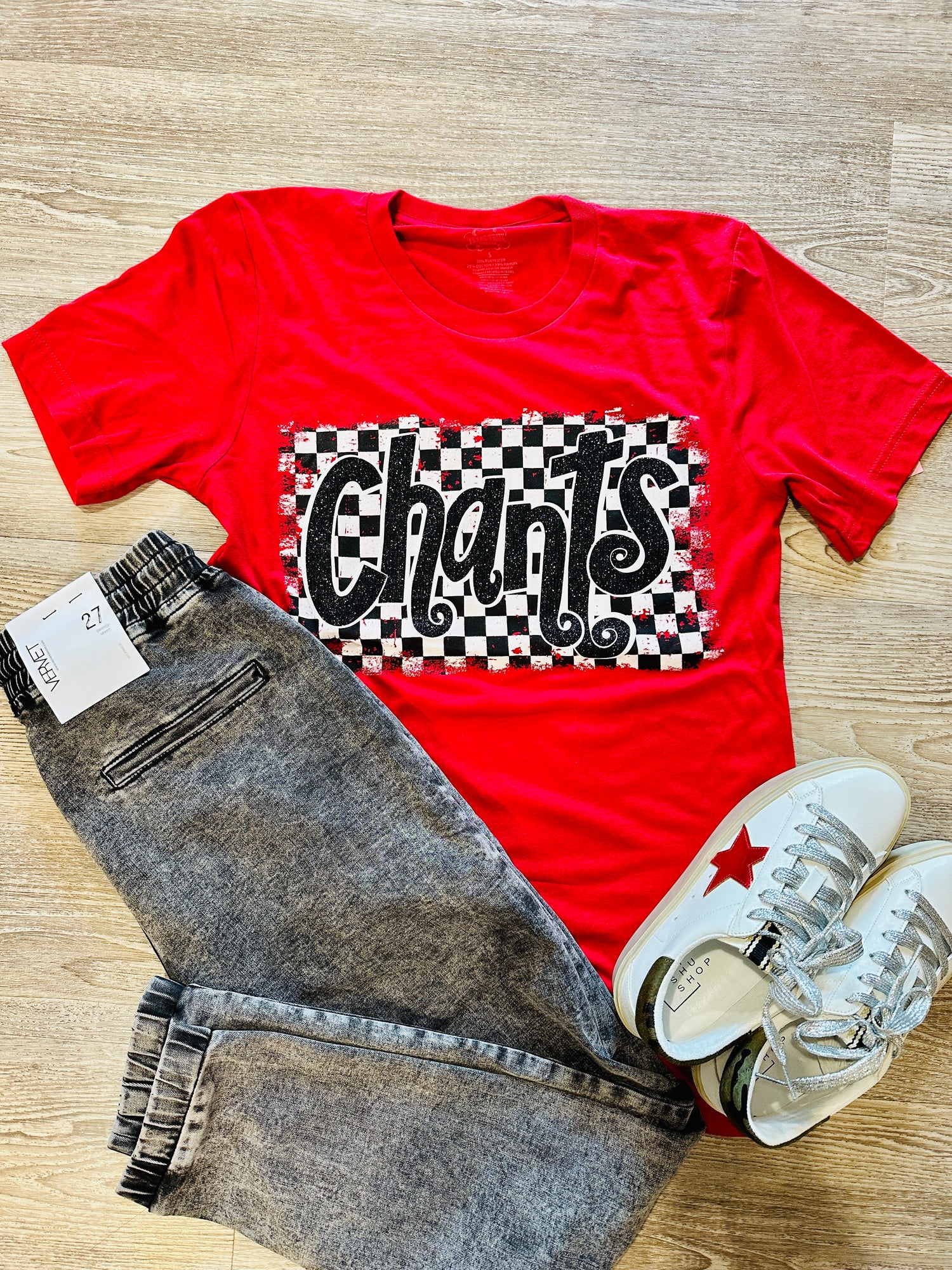 Chants Checkered, Graphic tee