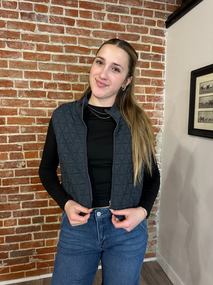 Quilted Zip-Up vest