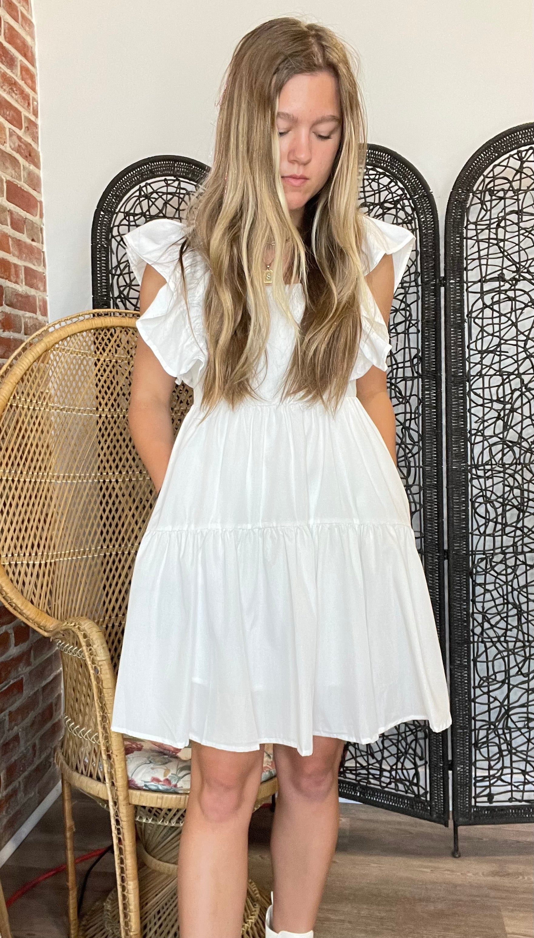 Simple White Dress