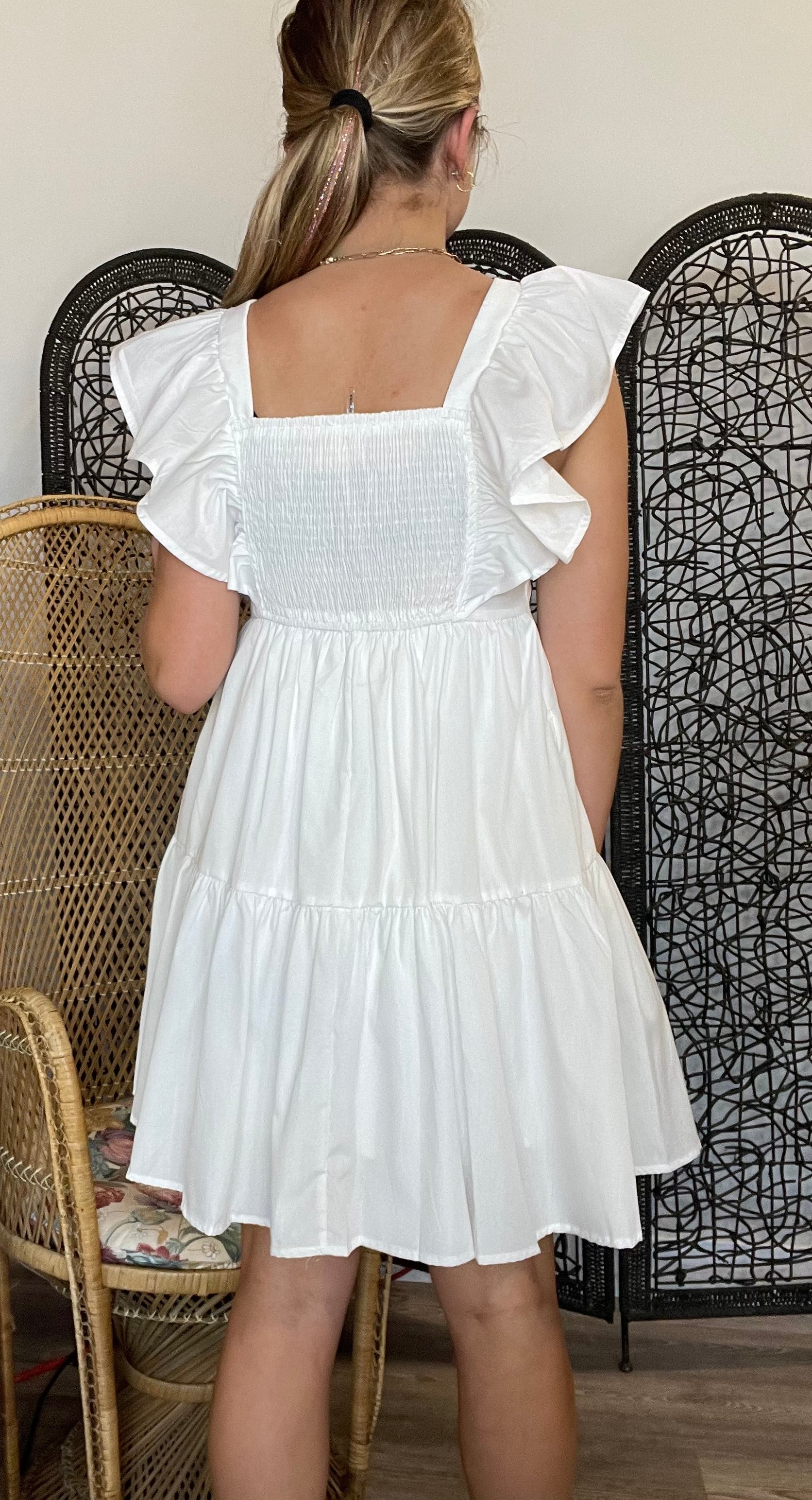 Simple White Dress