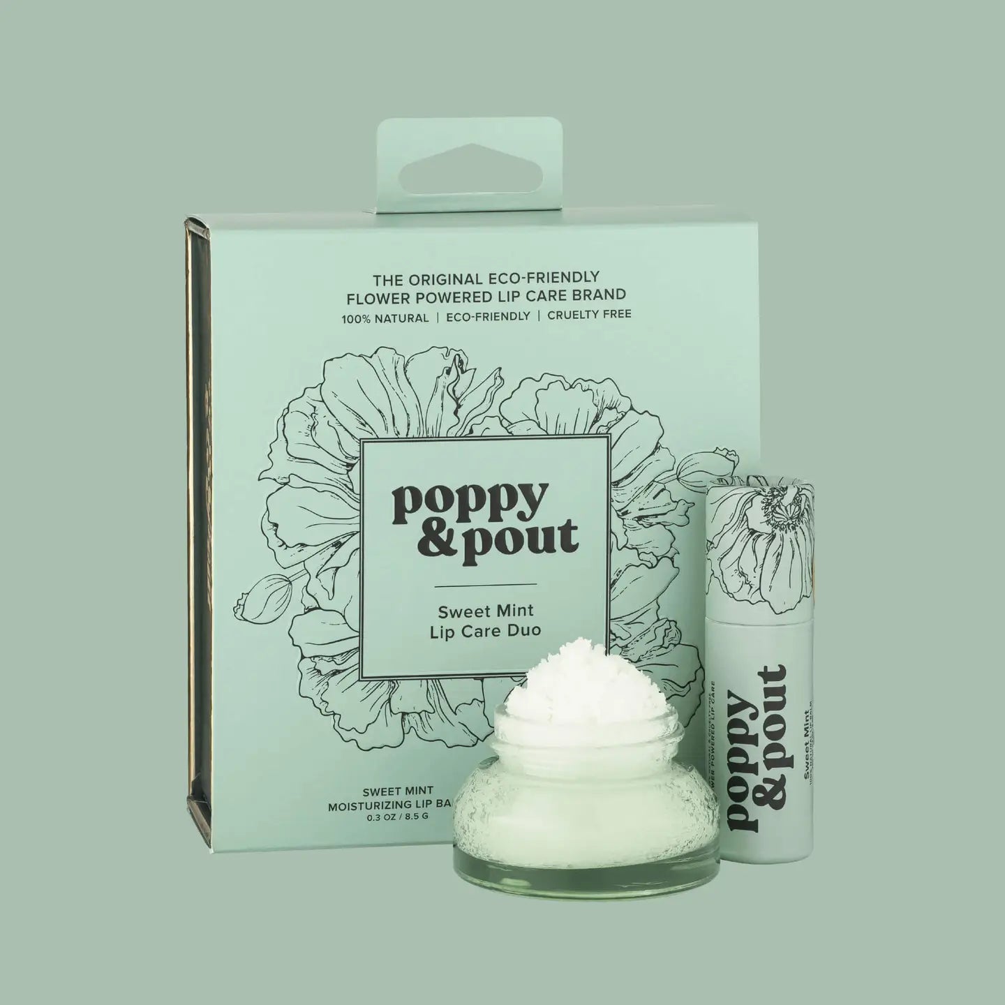 Poppy &amp; Pout Lip Care Duo, Sweet Mint