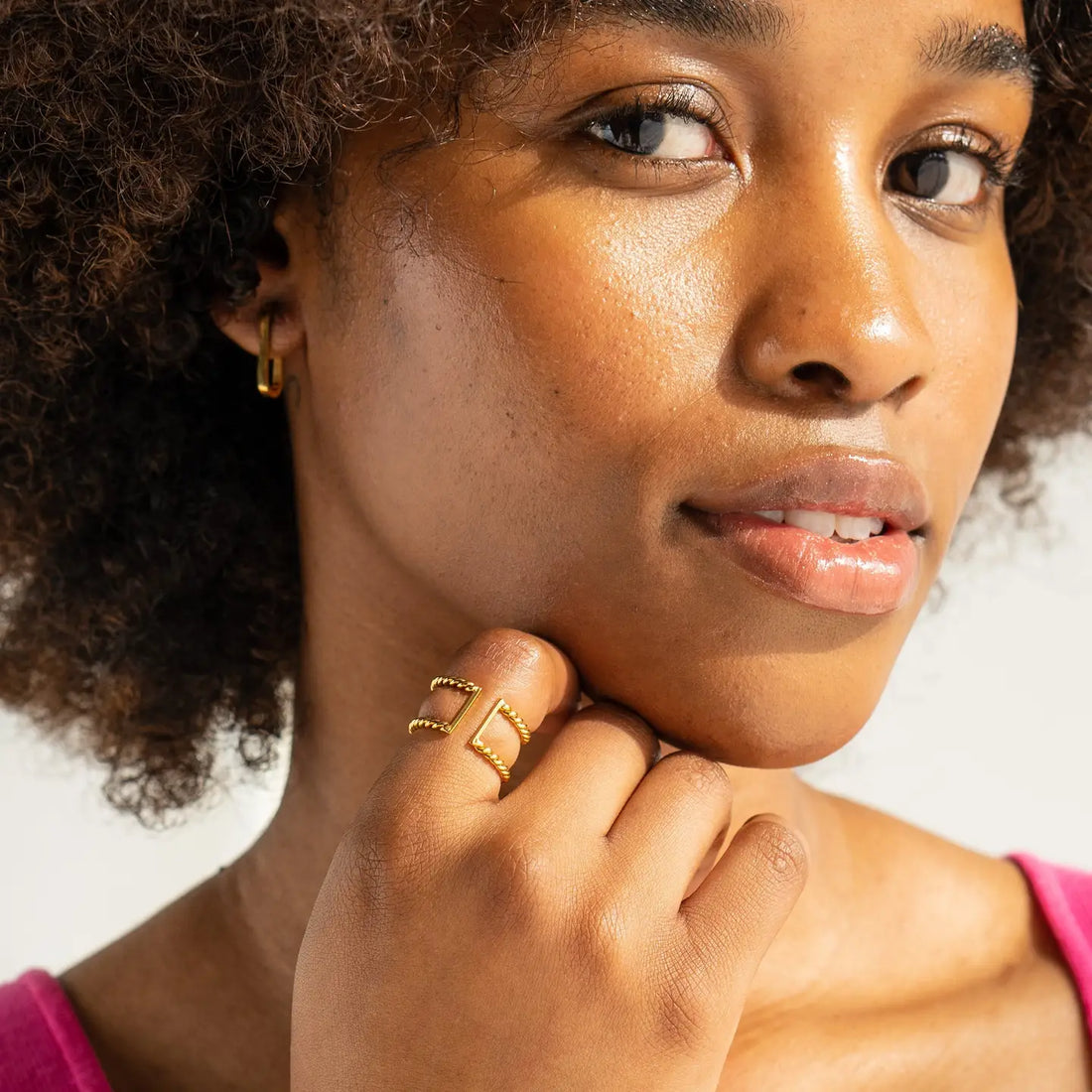 Gold Twisted Ring