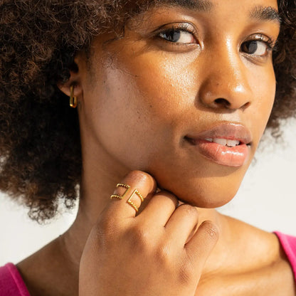Gold Twisted Ring
