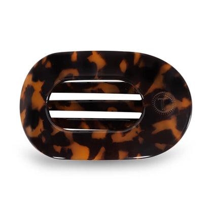 Teleties Round Flat Hair Clip-Medium