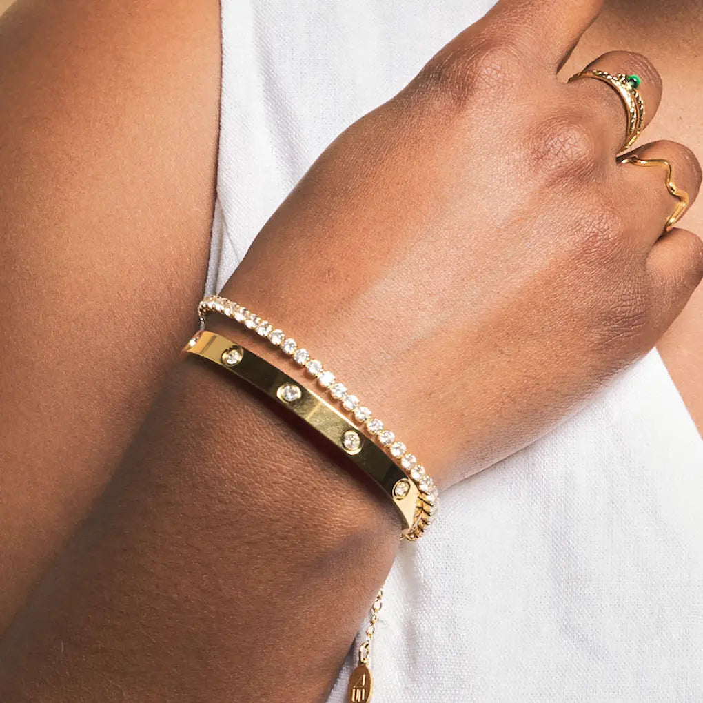 Corrine Gold Bangle