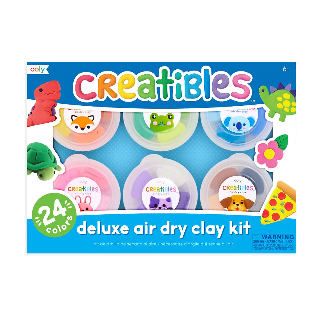 Creatibles: Air Dry Clay Deluxe Kit(set of 24)