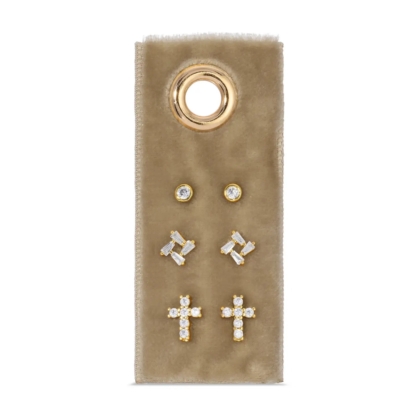 Splendid Iris, Cross Velvet Stud Gift Set