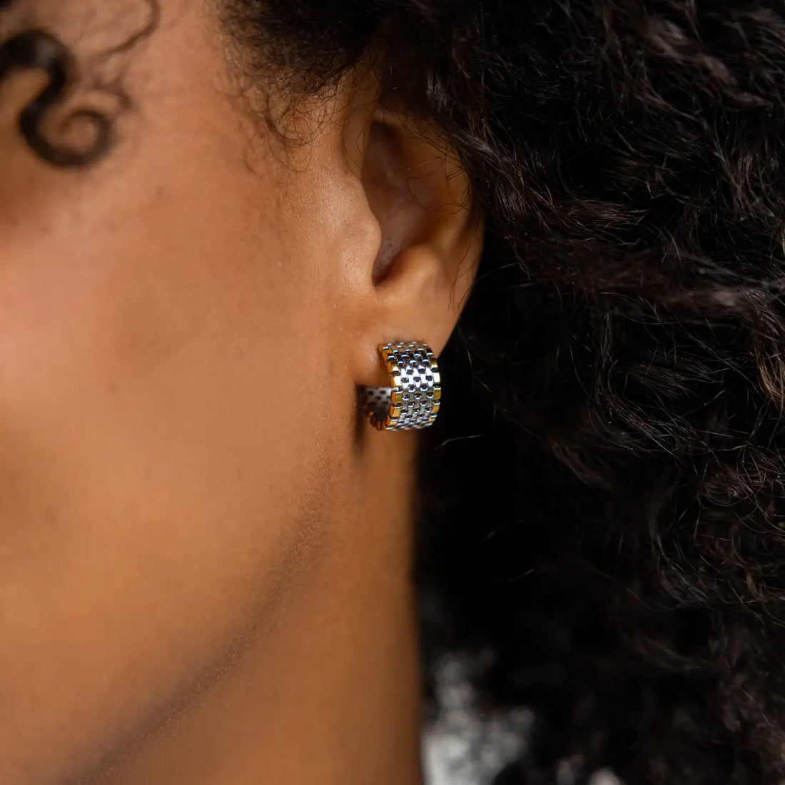 Two-tone Watch hoops