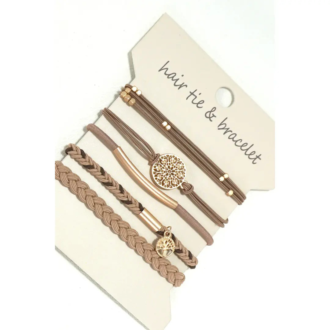 Hair Tie Bracelet Combo