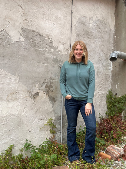 Monica drawstring hoodie