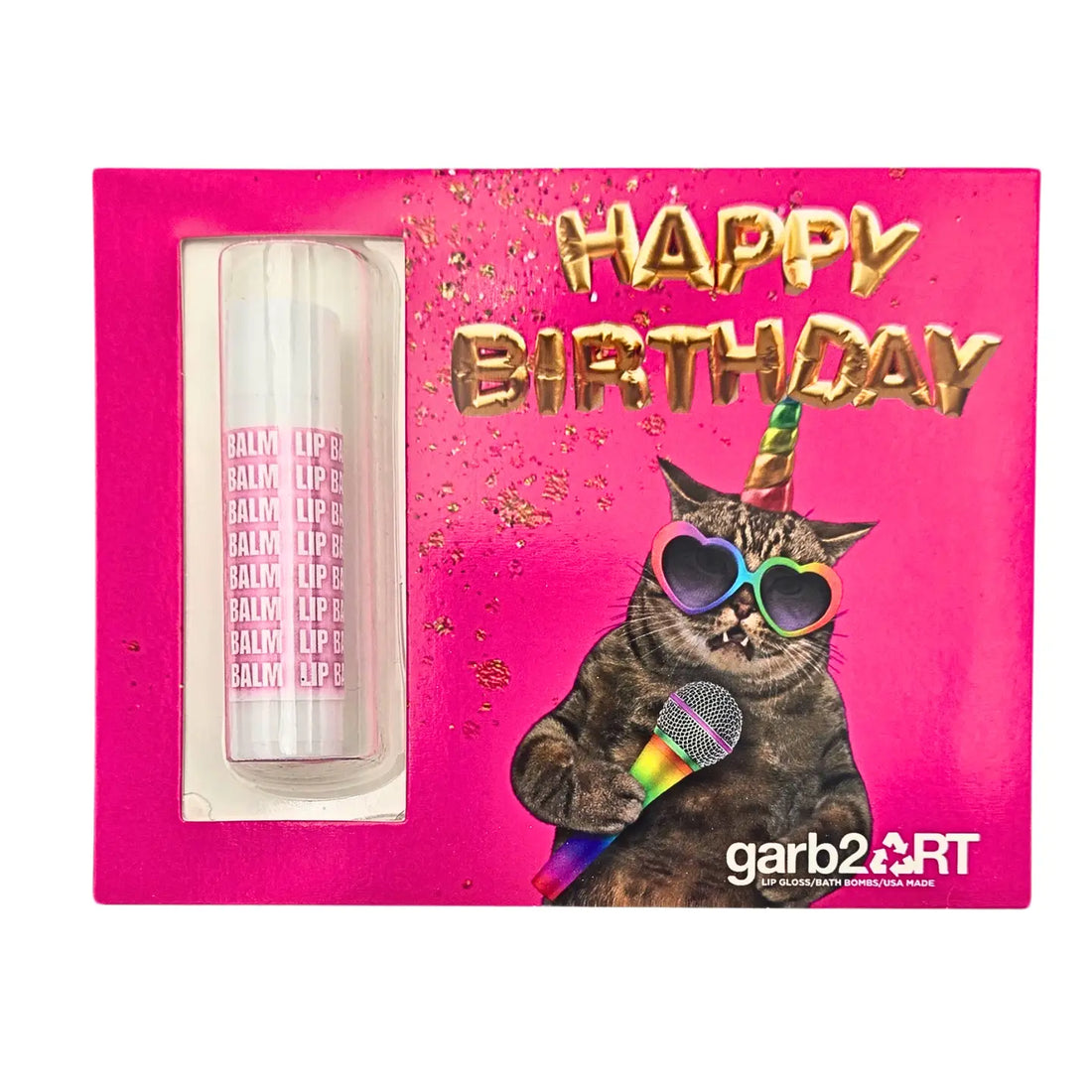 Lip Balm Card-Happy Birthday