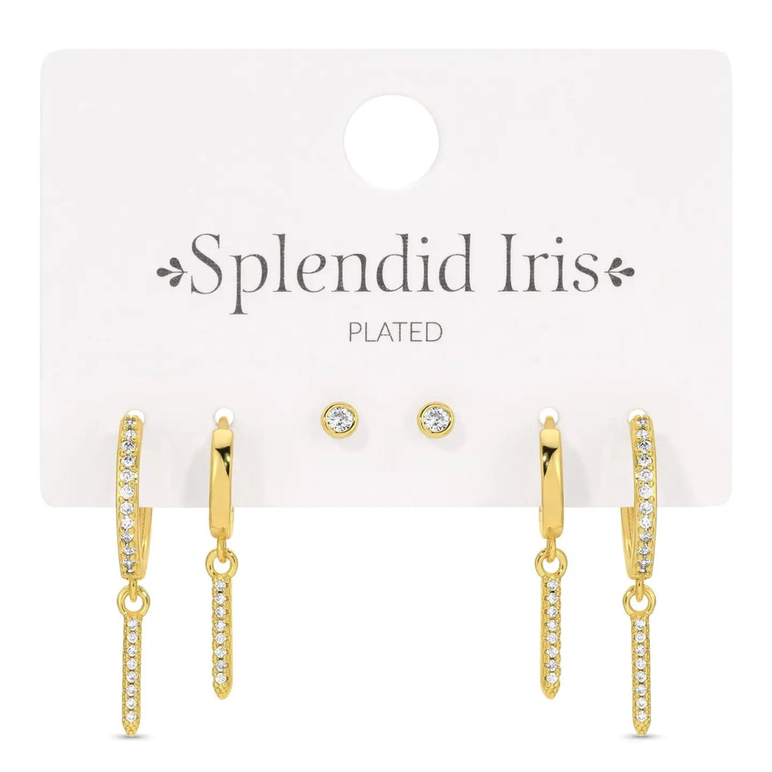 Splendid Iris, Combo 3 Layered Up Earring Assortment