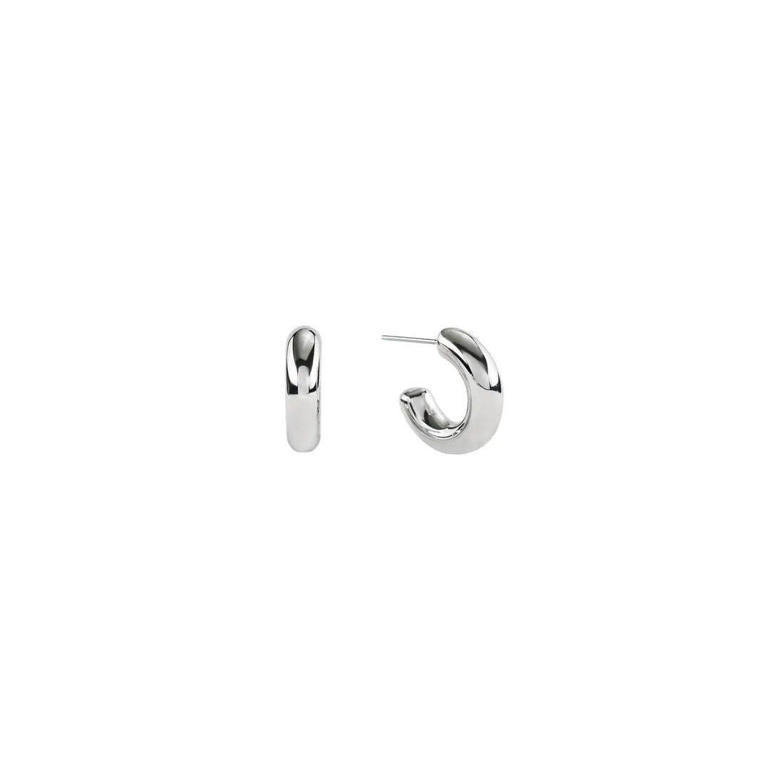 Silver Bubble Mini Hoop