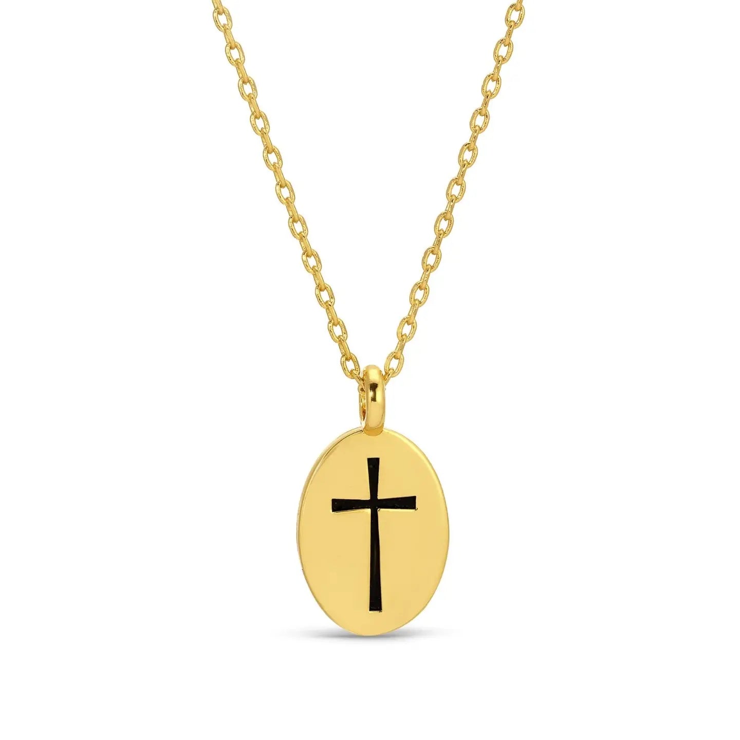 Splendid Iris, Cross Pendant