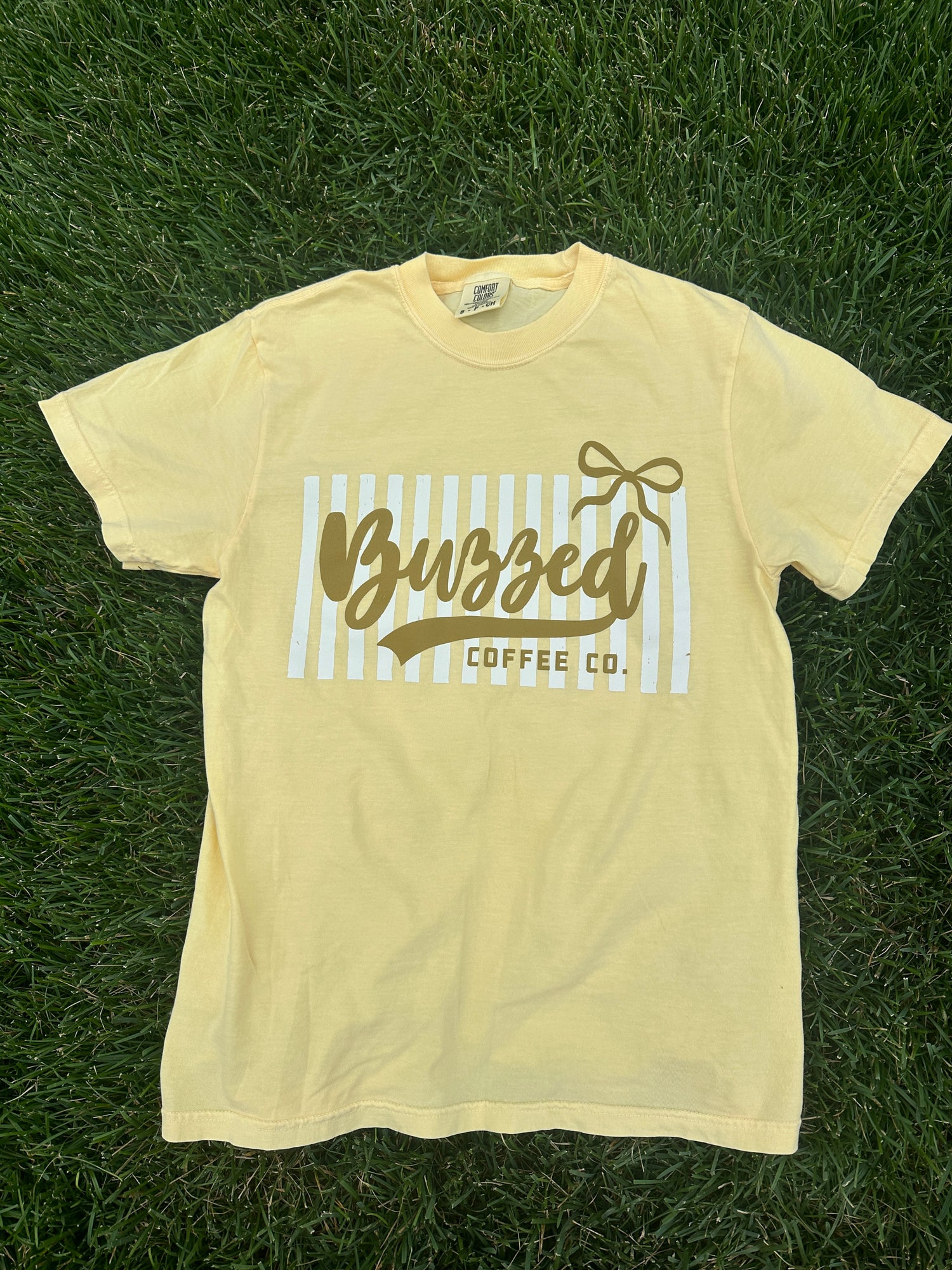 Buzzed Coffee Ribbon Tee