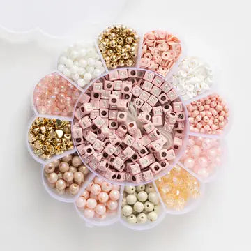 Blush Flower DIY bead box