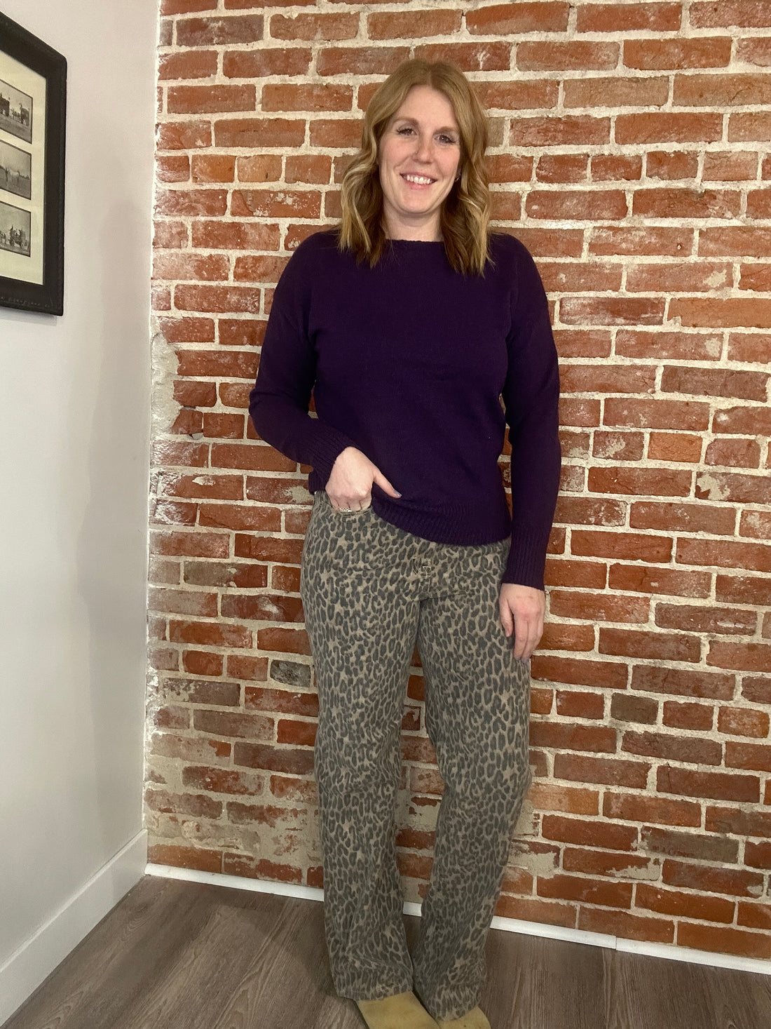 Hidden- Cheetah Jeans