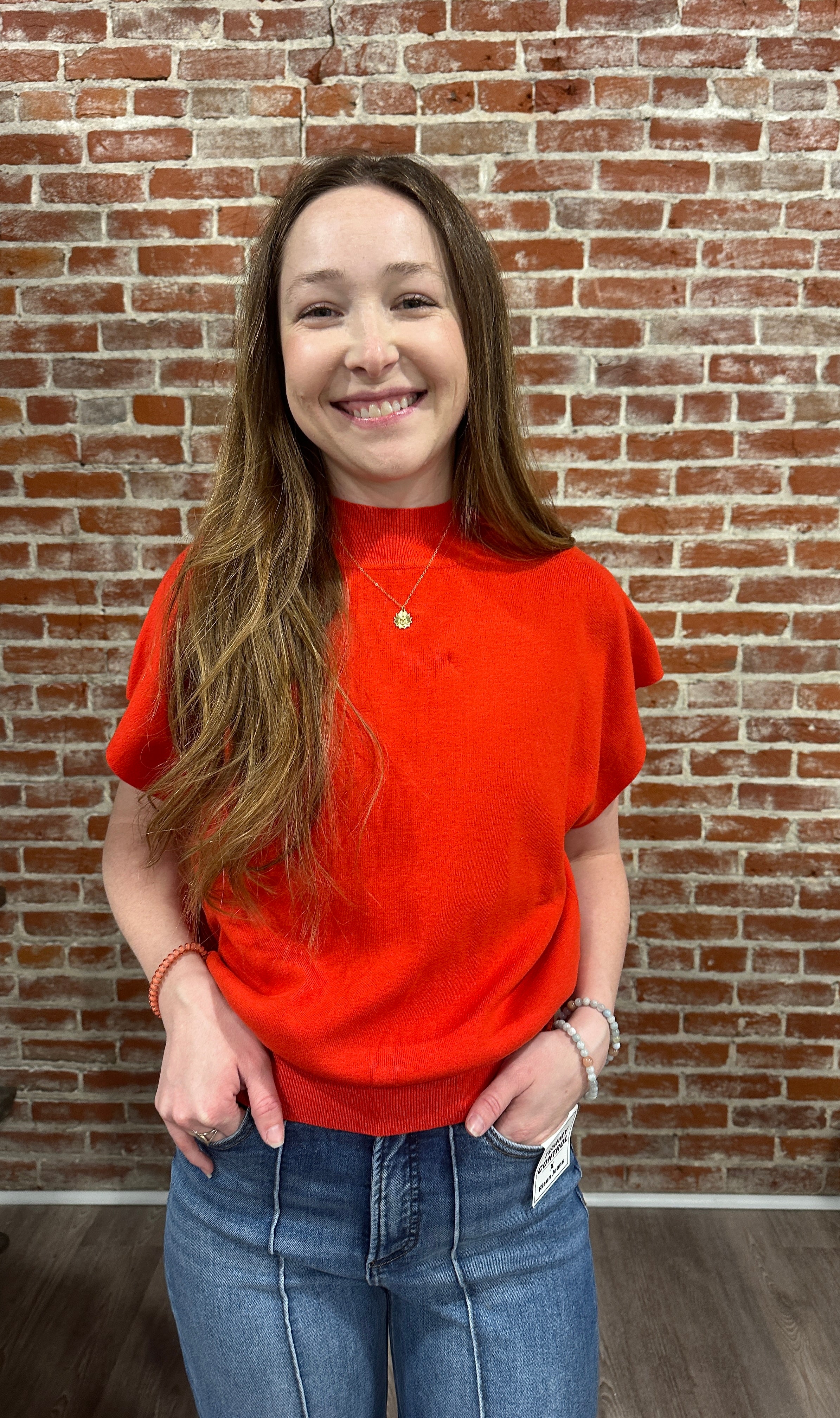 Melly Mock Neck Top