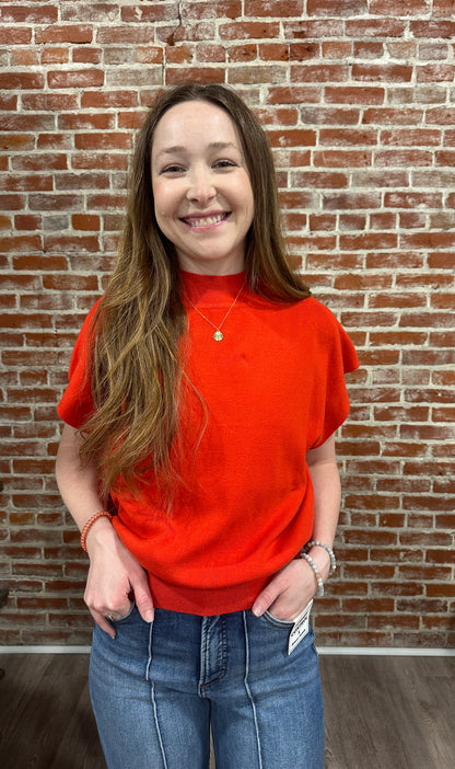 Melly Mock Neck Top