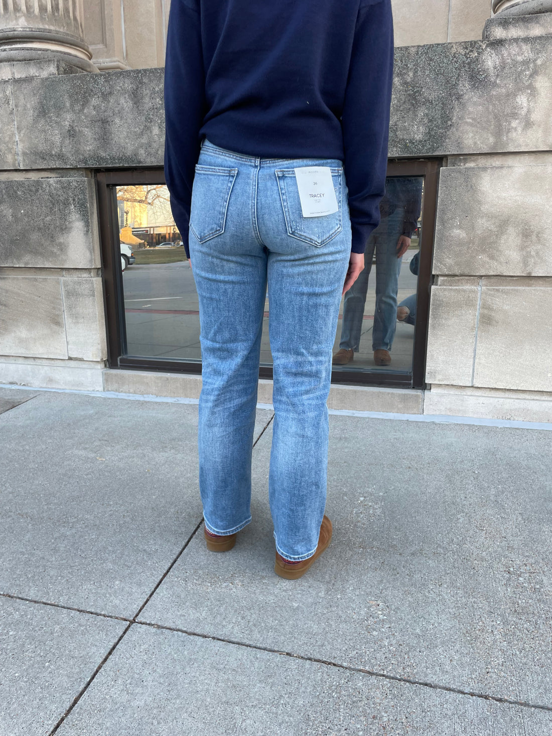 Tracey High Rise Straight, Jeans