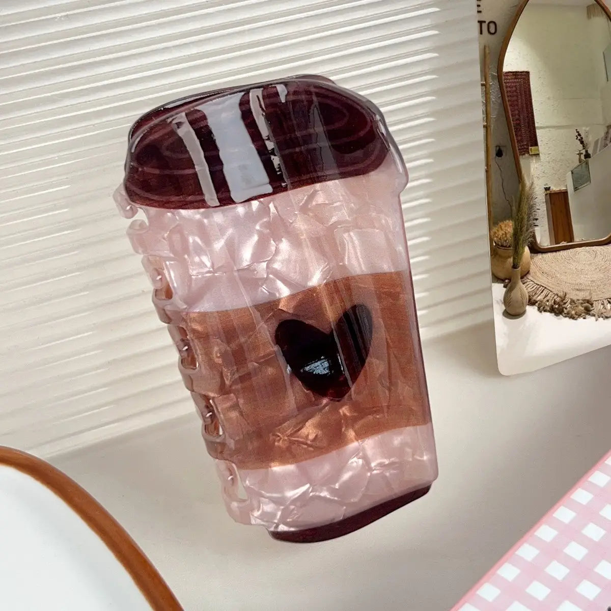 Coffee Cup Hair Clip