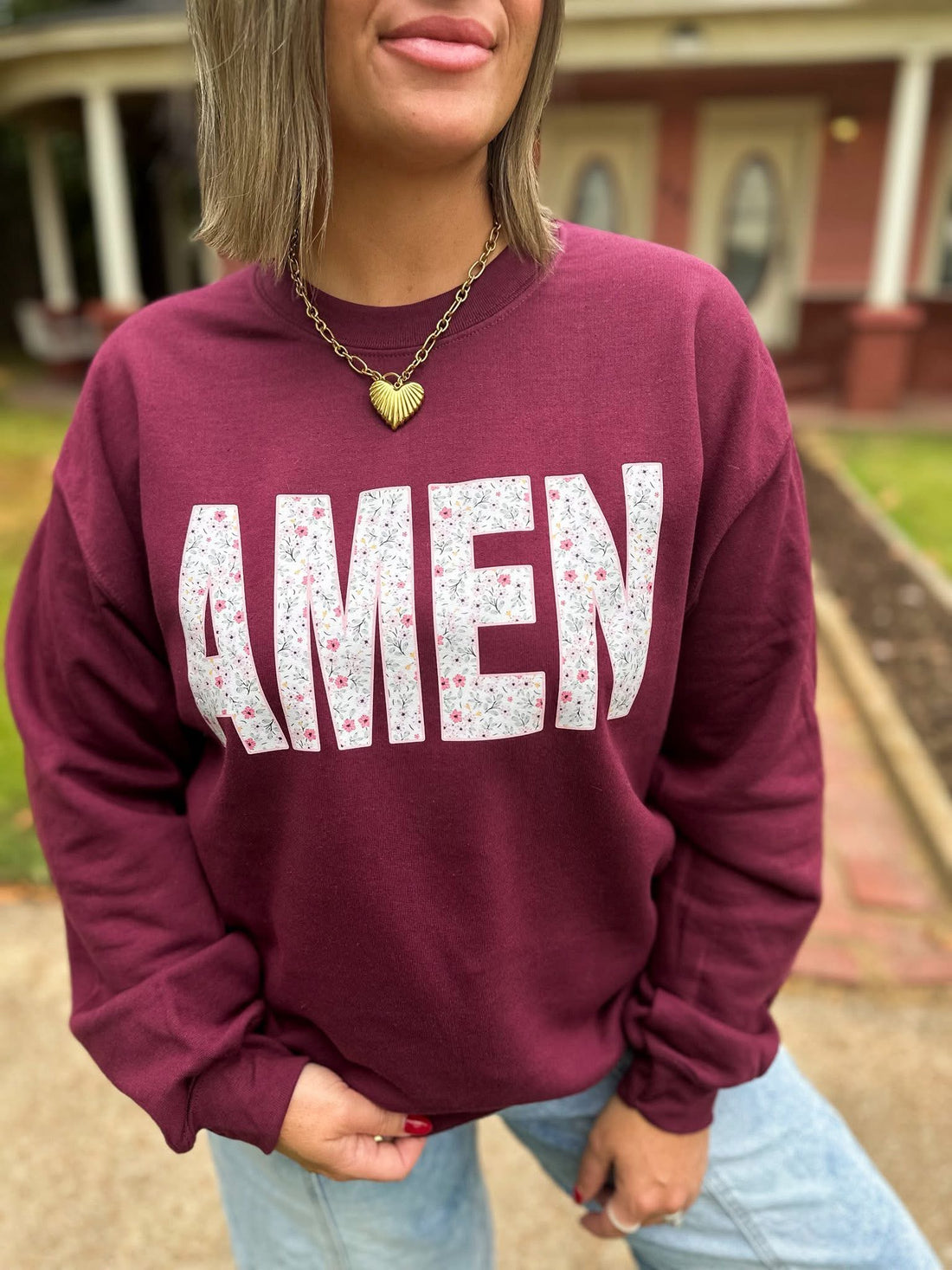 Amen Floral Sweatshirt