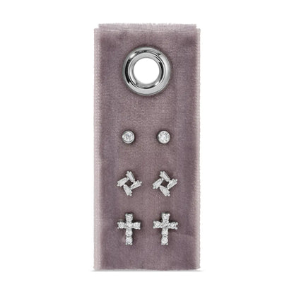 Splendid Iris, Cross Velvet Stud Gift Set