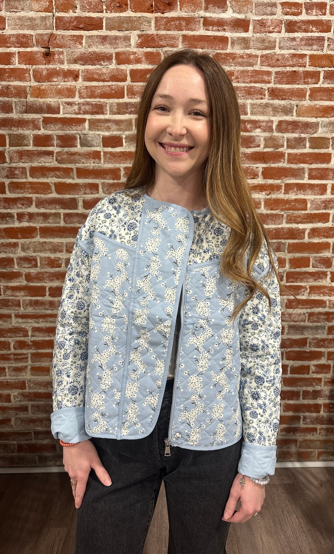 Floral Quilted Jacket
