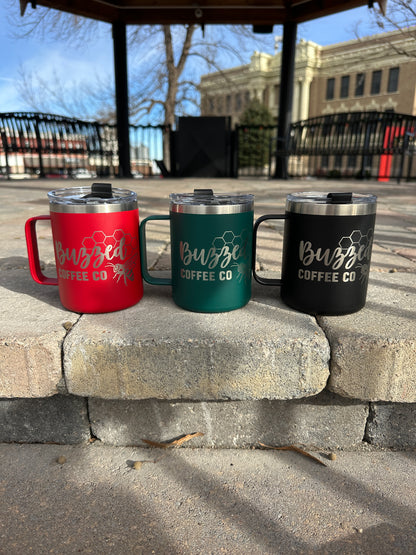 Buzzed Coffee Mugs- 12 oz